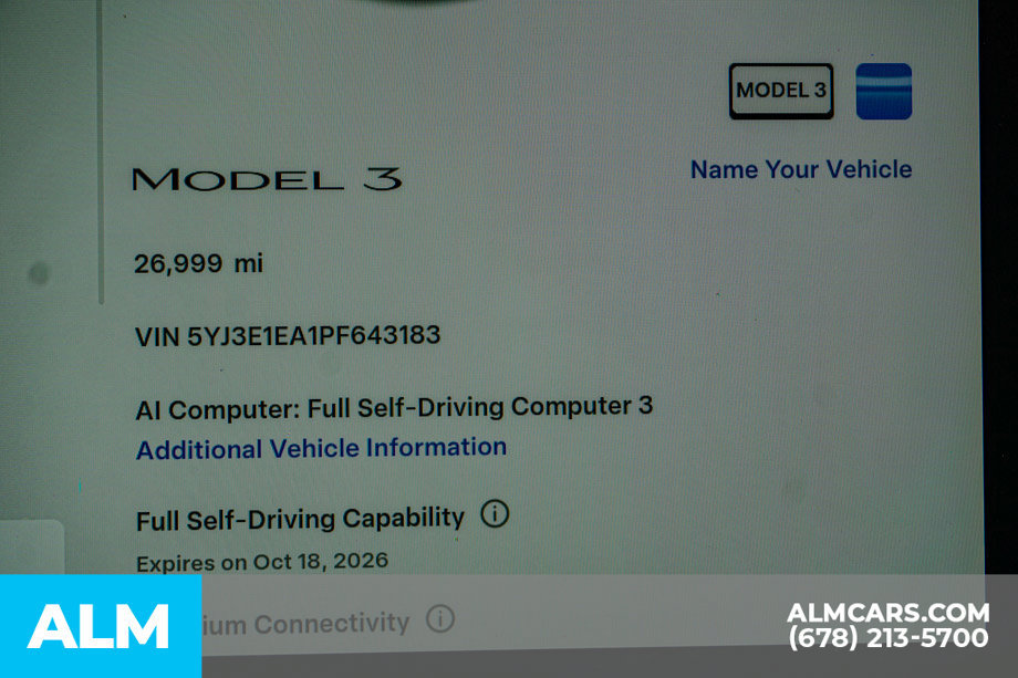 Used 2023 Tesla Model 3 Standard Range RWD image 59