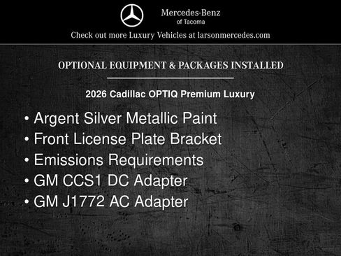 Used 2026 Cadillac Optiq Luxury 2 AWD/4WD image 3