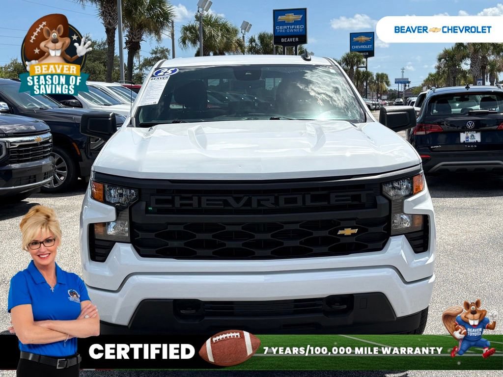Used 2025 Chevrolet Silverado 1500 Custom AWD/4WD image 3