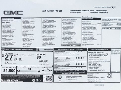 Used 2020 GMC Terrain SLT w/ Preferred Package image 49