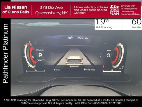 New 2026 Nissan Pathfinder Platinum image 21