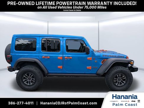 Used 2024 Jeep Wrangler Unlimited Rubicon w/ XTREMEE 35" Tire Package AWD/4WD image 2