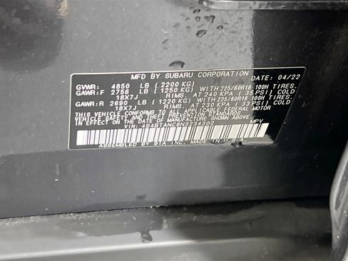 Used 2022 Subaru Outback Limited image 27