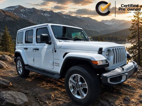 Certified 2022 Jeep Wrangler Unlimited Sahara AWD/4WD image 1