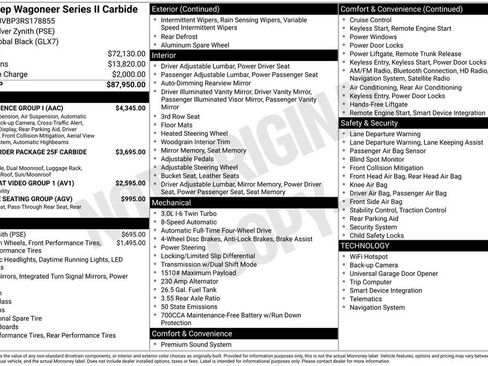 Used 2024 Jeep Wagoneer Series II w/ Convenience Group I AWD/4WD image 16