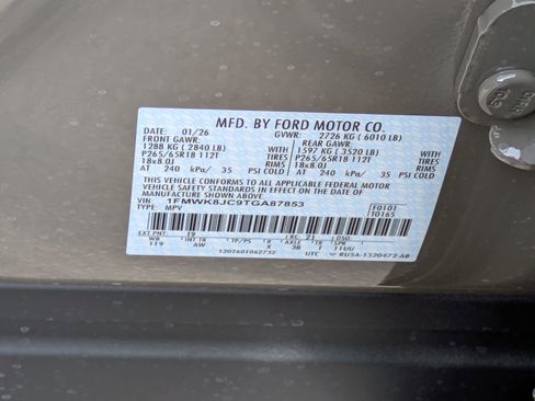 New 2026 Ford Explorer Tremor w/ Tremor Ultimate Package AWD/4WD image 42