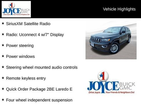 Used 2018 Jeep Grand Cherokee Laredo AWD/4WD image 24