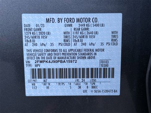 Certified 2023 Ford Edge SEL w/ Convenience Package image 45