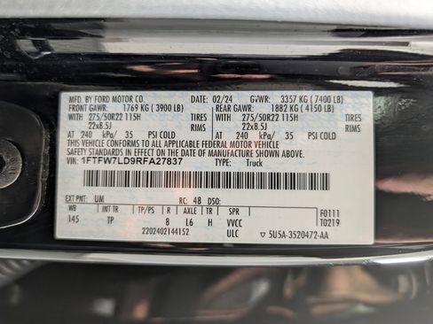 Certified 2024 Ford F150 Platinum w/ Equipment Group 703A Plus AWD/4WD image 25
