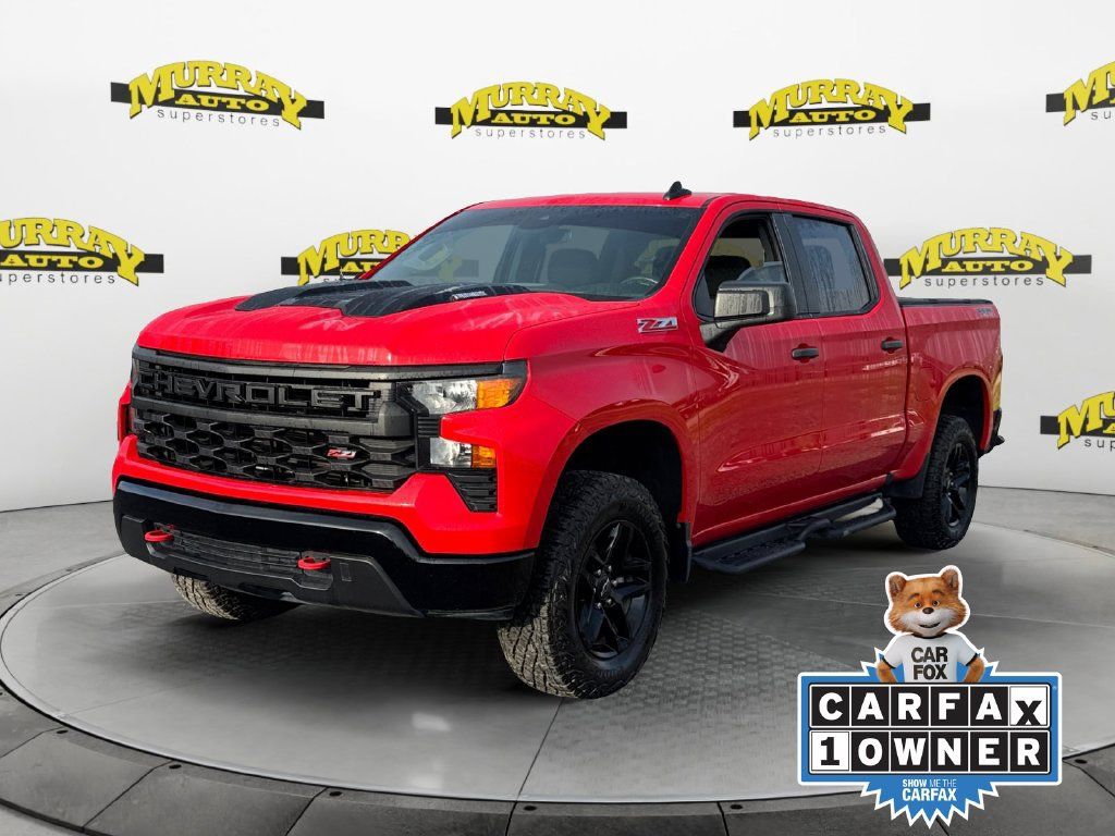 Used 2025 Chevrolet Silverado 1500 Custom Trail Boss AWD/4WD image 1