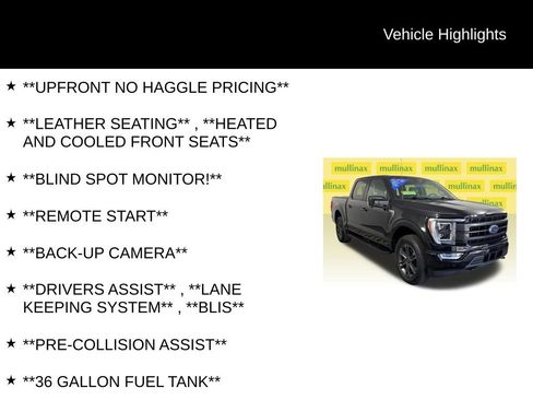 Certified 2023 Ford F150 Lariat w/ Equipment Group 502A High image 12