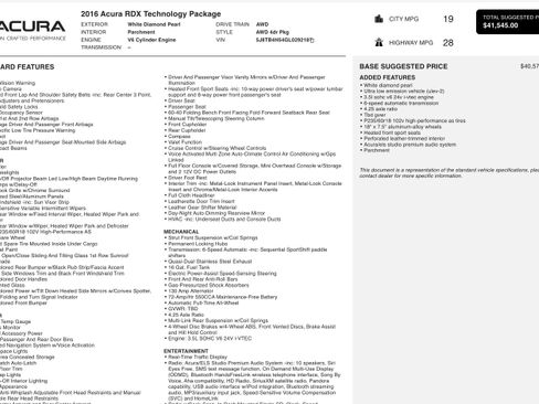 Used 2016 Acura RDX w/ Technology Package image 5