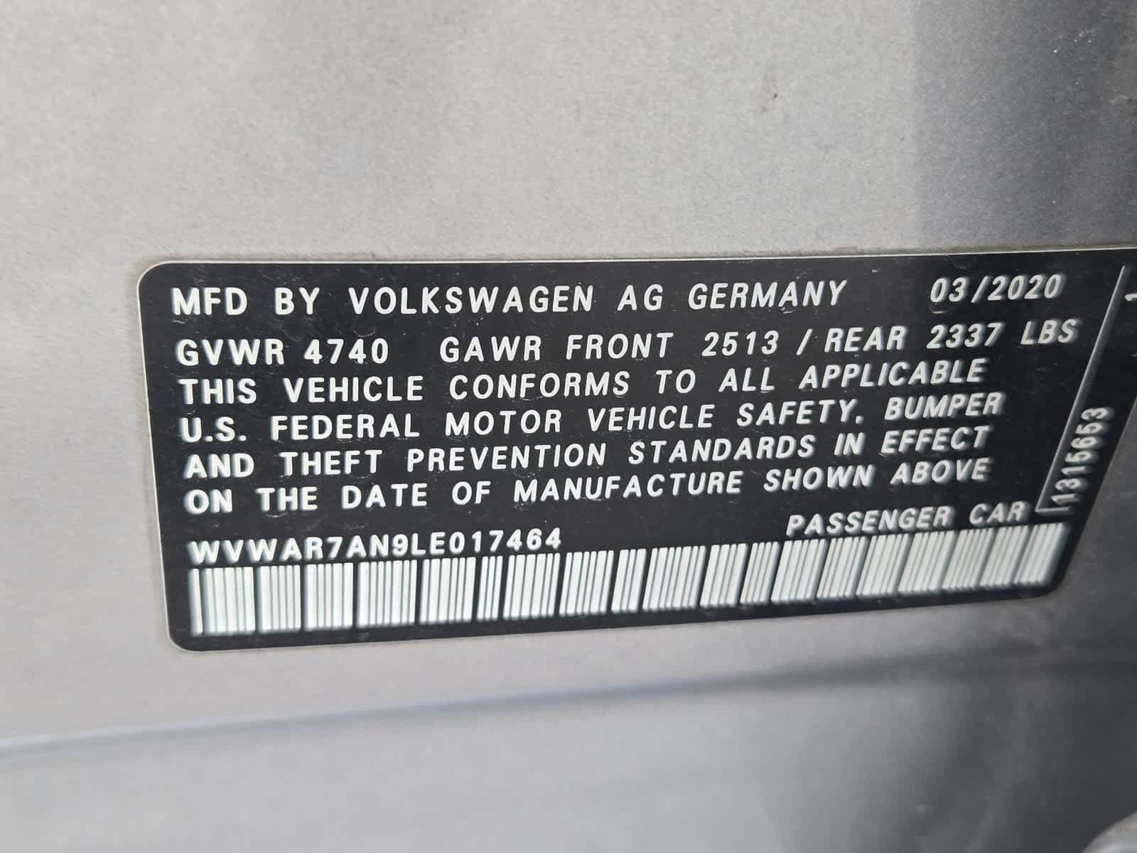 Used 2020 Volkswagen Arteon SE FWD image 32