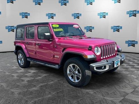 Certified 2022 Jeep Wrangler Unlimited Sahara w/ Cold Weather Group AWD/4WD image 8
