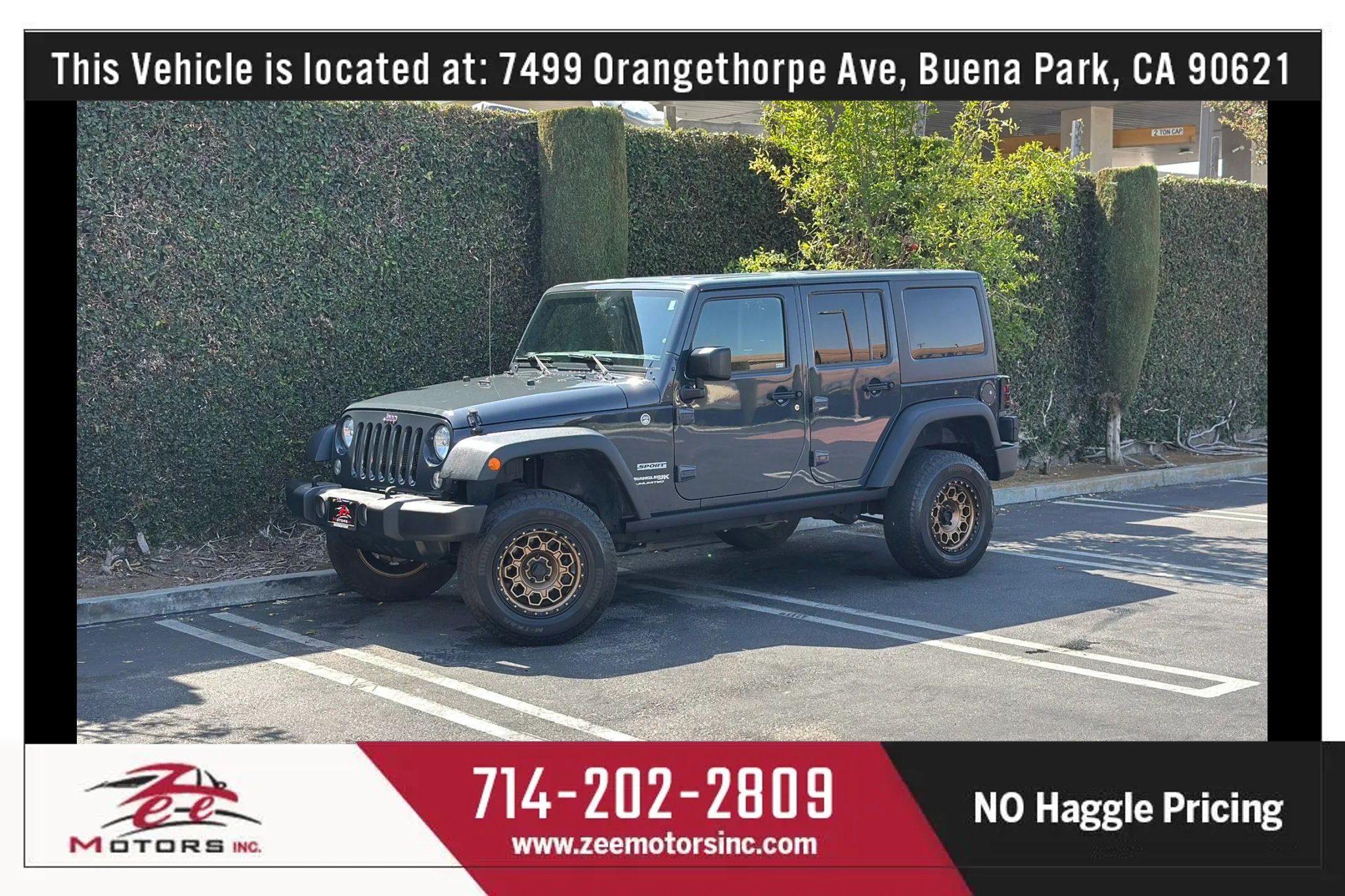 Used 2018 Jeep Wrangler Unlimited Sport S AWD/4WD image 14