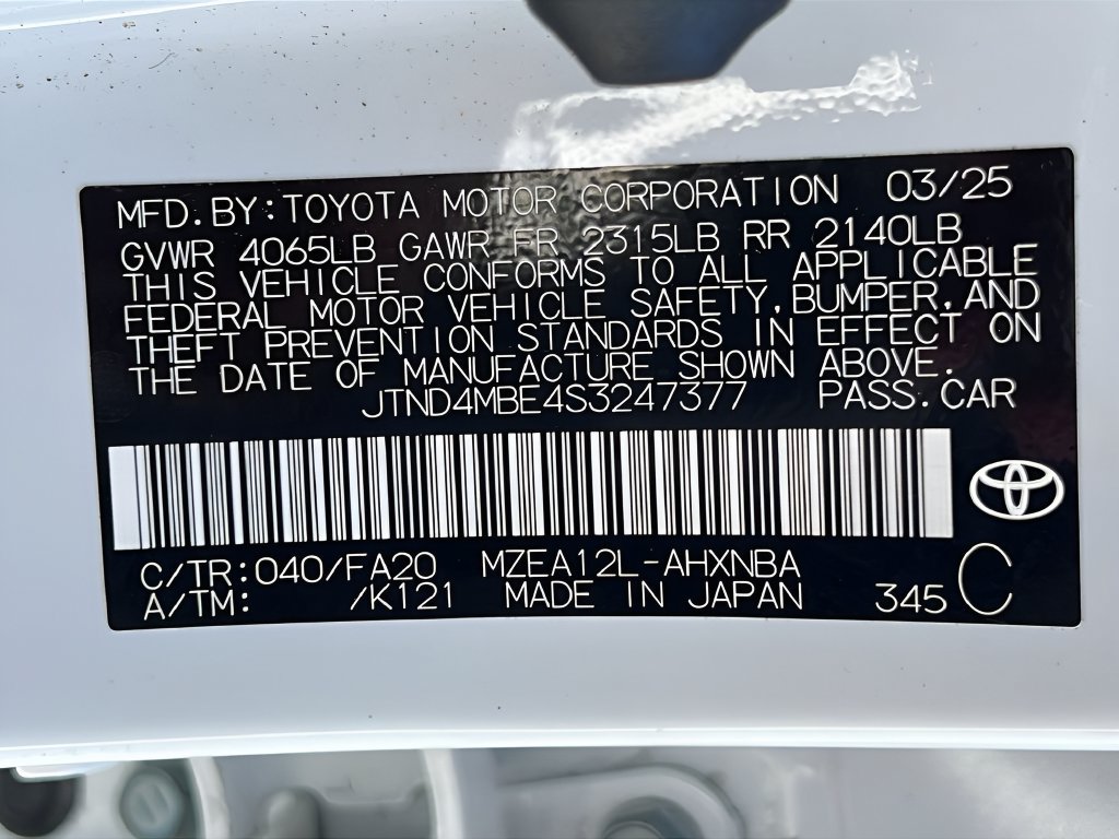 Used 2025 Toyota Corolla SE FWD image 33
