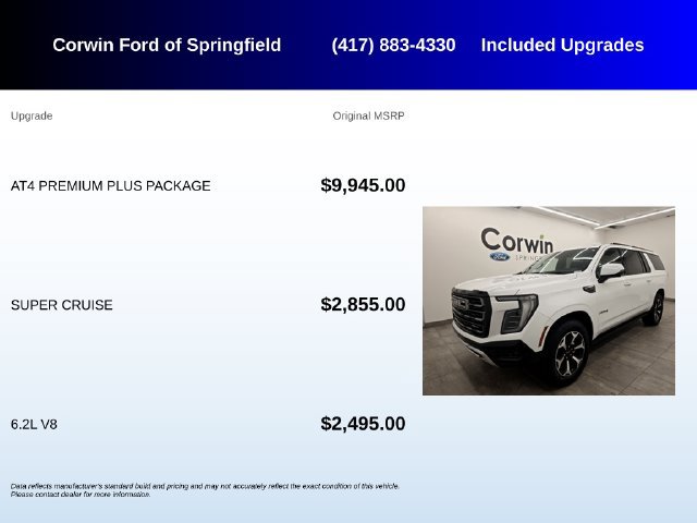 Used 2025 GMC Yukon XL AT4 w/ AT4 Premium Plus Package AWD/4WD image 5