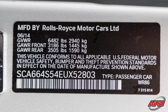 Used 2014 Rolls-Royce Ghost RWD image 84