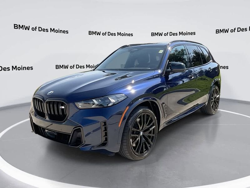 Certified 2025 BMW X5 M60i w/ Climate Comfort Package image 1