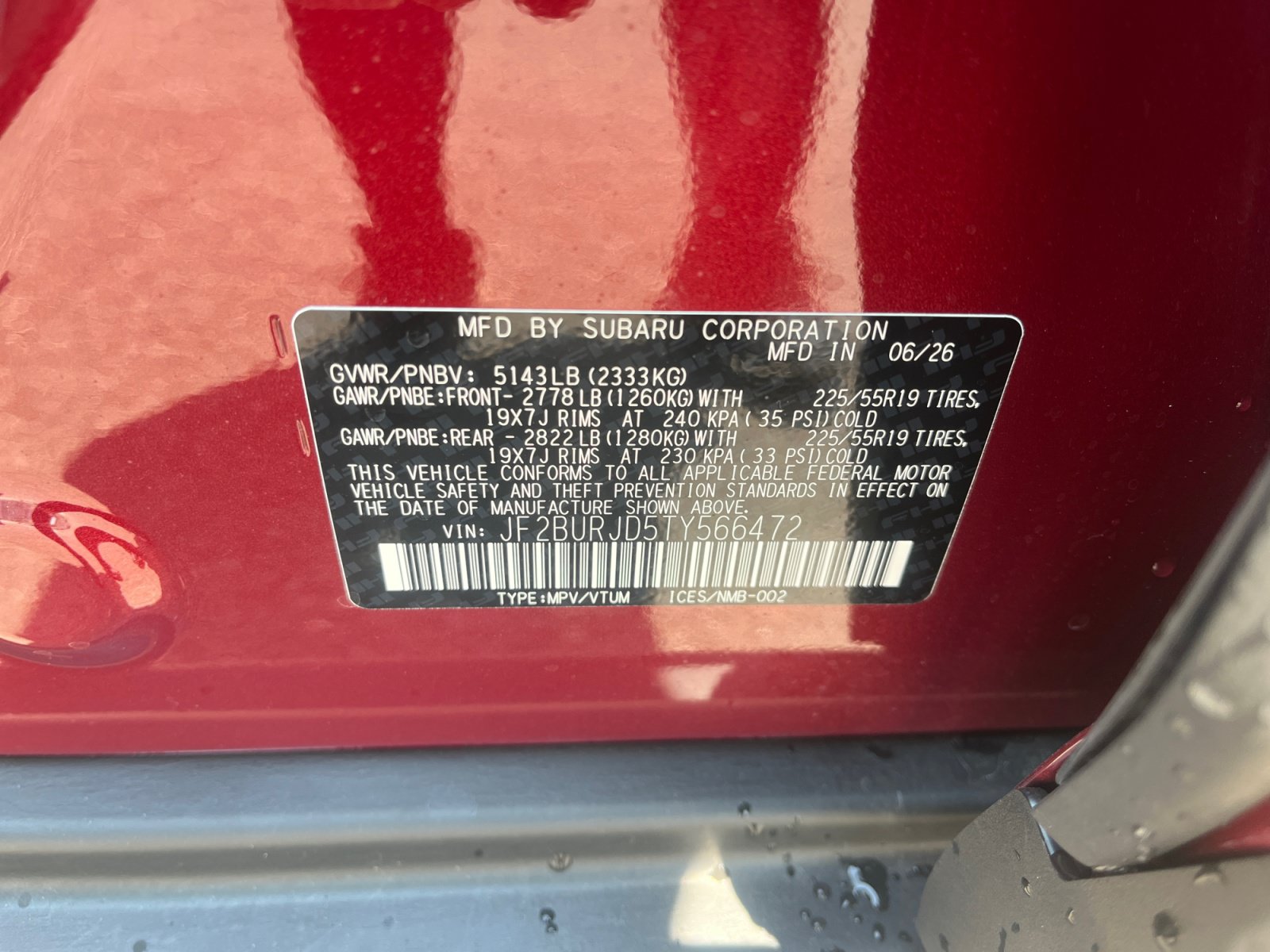 New 2026 Subaru Outback Touring XT AWD/4WD image 25