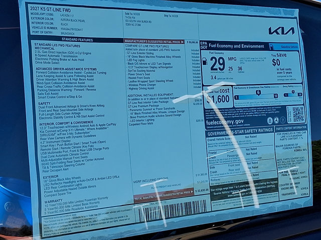 New 2027 Kia K5 GT-Line w/ GT-Line Premium Package FWD image 19