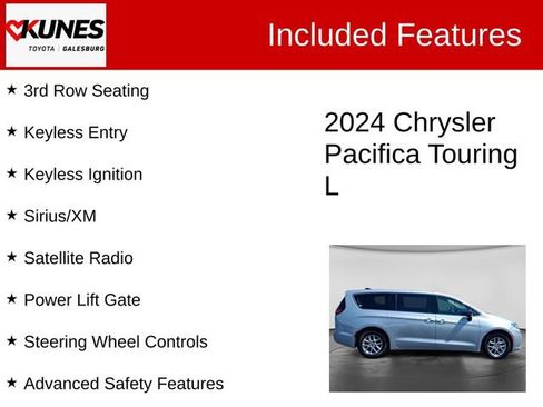Used 2024 Chrysler Pacifica Touring-L FWD image 3