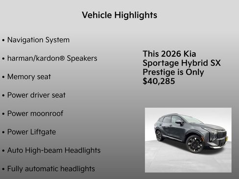 New 2026 Kia Sportage SX Prestige image 5
