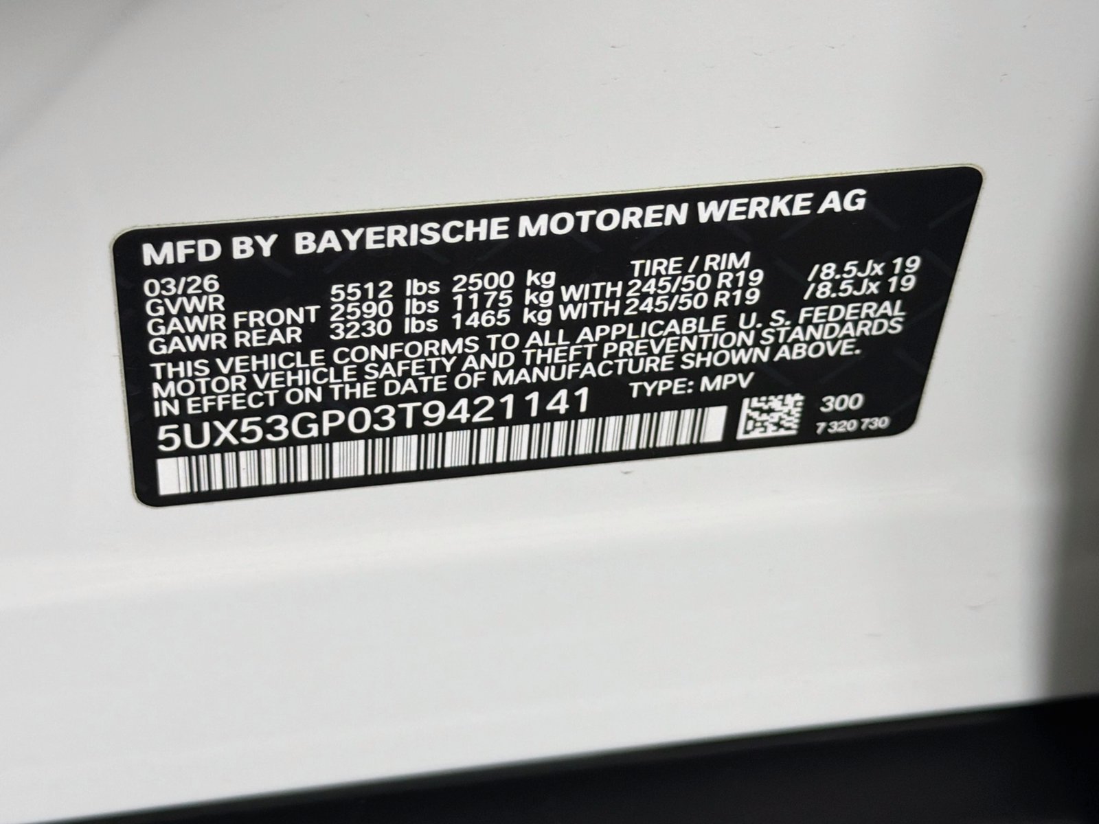 Used 2026 BMW X3 xDrive30i w/ Convenience Package AWD/4WD image 31