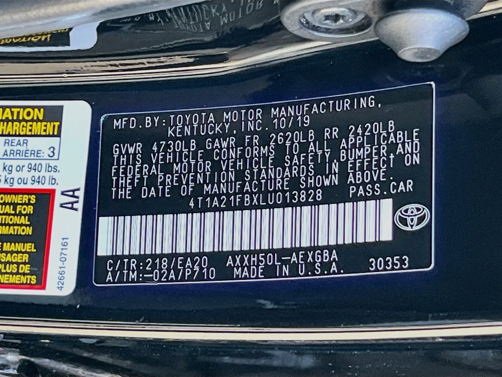 Used 2020 Toyota Avalon XLE w/ Moonroof Package FWD image 32