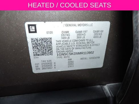 Certified 2021 Chevrolet Tahoe Premier w/ Premium Package image 17