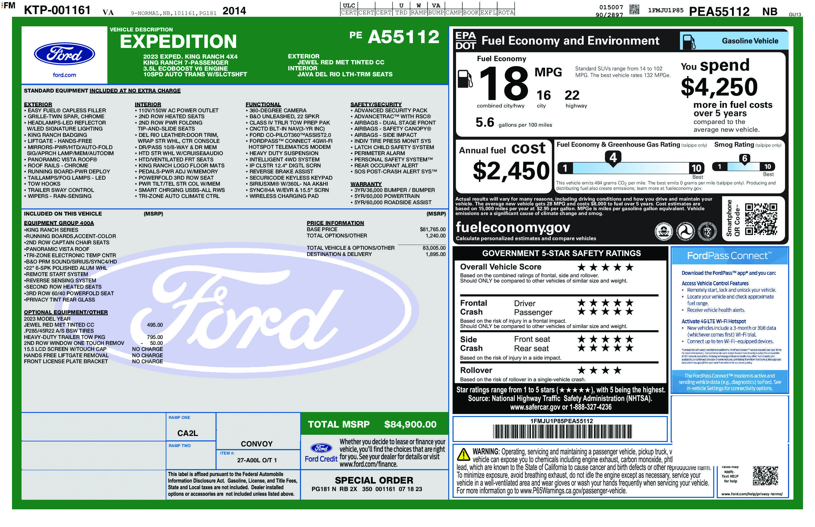 Used 2023 Ford Expedition King Ranch AWD/4WD image 4