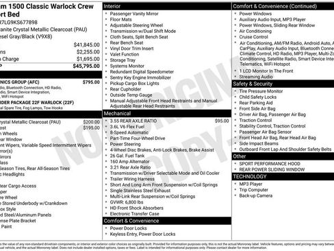 Used 2019 RAM 1500 Classic Warlock w/ Electronics Group image 6