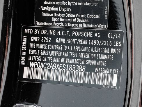 Used 2014 Porsche 911 GT3 w/ Sound Package Plus image 46