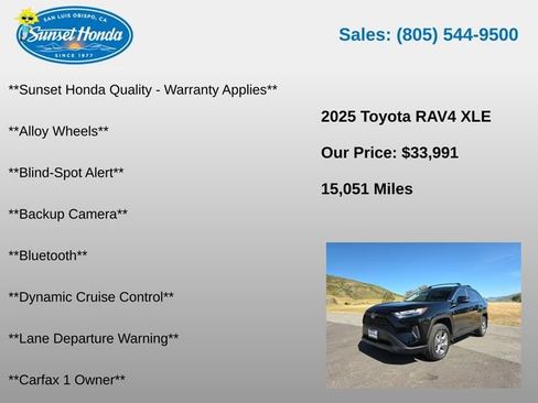 Used 2025 Toyota RAV4 XLE FWD image 5