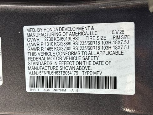New 2026 Honda Odyssey EX-L image 26