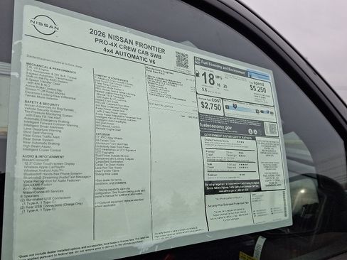 New 2026 Nissan Frontier PRO-4X image 5