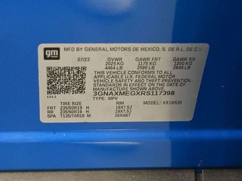 Used 2024 Chevrolet Equinox RS w/ RS Leather Package FWD image 17