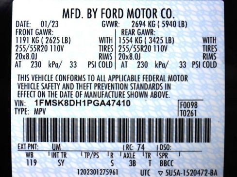 Used 2023 Ford Explorer XLT w/ Equipment Group 202A image 47