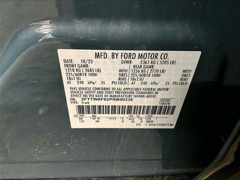 Used 2023 Ford Maverick Lariat w/ Equipment Group 500A Standard image 33