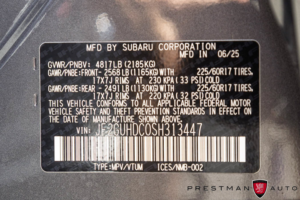 Used 2025 Subaru Crosstrek 2.5i Premium AWD/4WD image 39