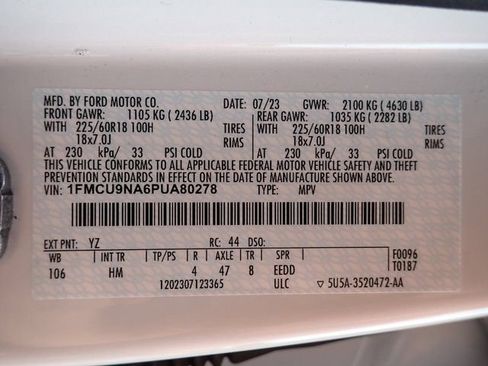 Used 2023 Ford Escape ST-Line Select w/ Tech Pack #2 AWD/4WD image 23