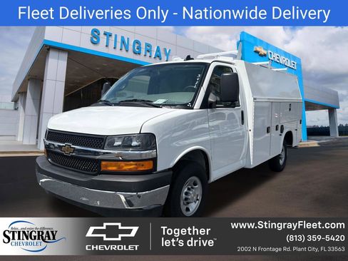 New 2025 Chevrolet Express 3500 w/ Power Convenience Package RWD image 1