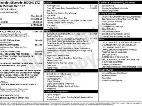 Used 2018 Chevrolet Silverado 3500 LTZ w/ Duramax Plus Package image 11