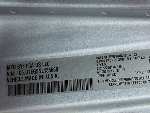 Certified 2022 Jeep Gladiator Mojave w/ Cold Weather Group image 41