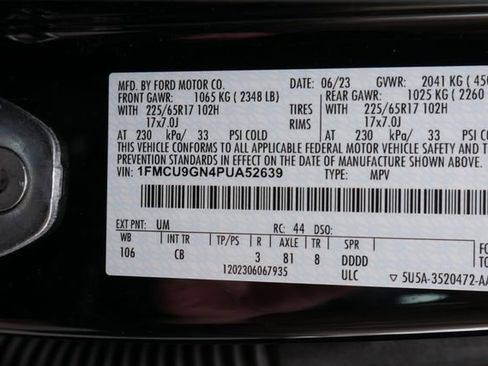 Used 2023 Ford Escape Active AWD/4WD image 27