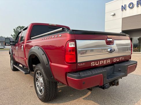 Used 2015 Ford F350 Platinum w/ Snow Plow Prep Package AWD/4WD image 8