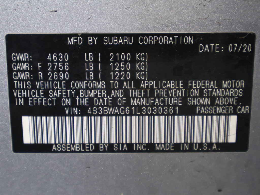 Used 2020 Subaru Legacy Sport AWD/4WD image 43