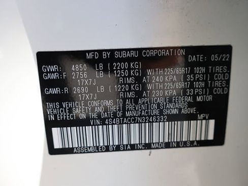 Used 2022 Subaru Outback Premium image 20