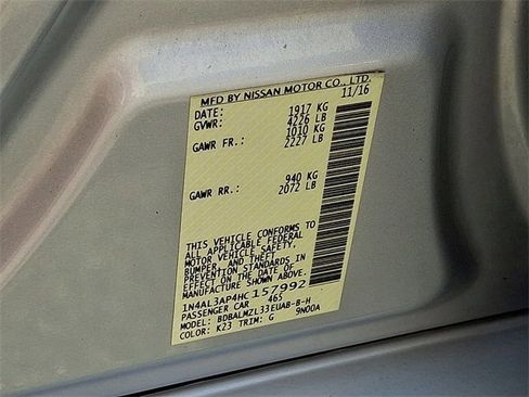 Used 2017 Nissan Altima 2.5 SV w/ Convenience Package image 37
