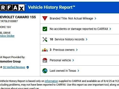 Used 2020 Chevrolet Camaro SS image 24